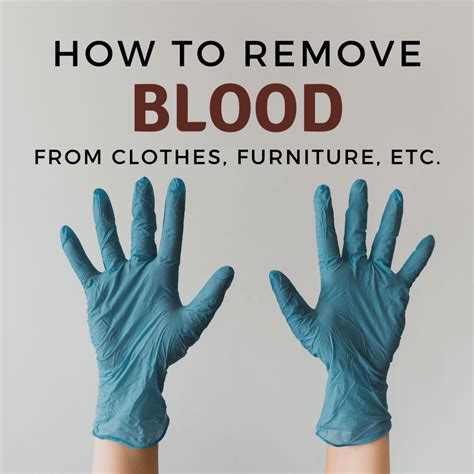 fake blood comes out of clothes|what removes blood from fabric.